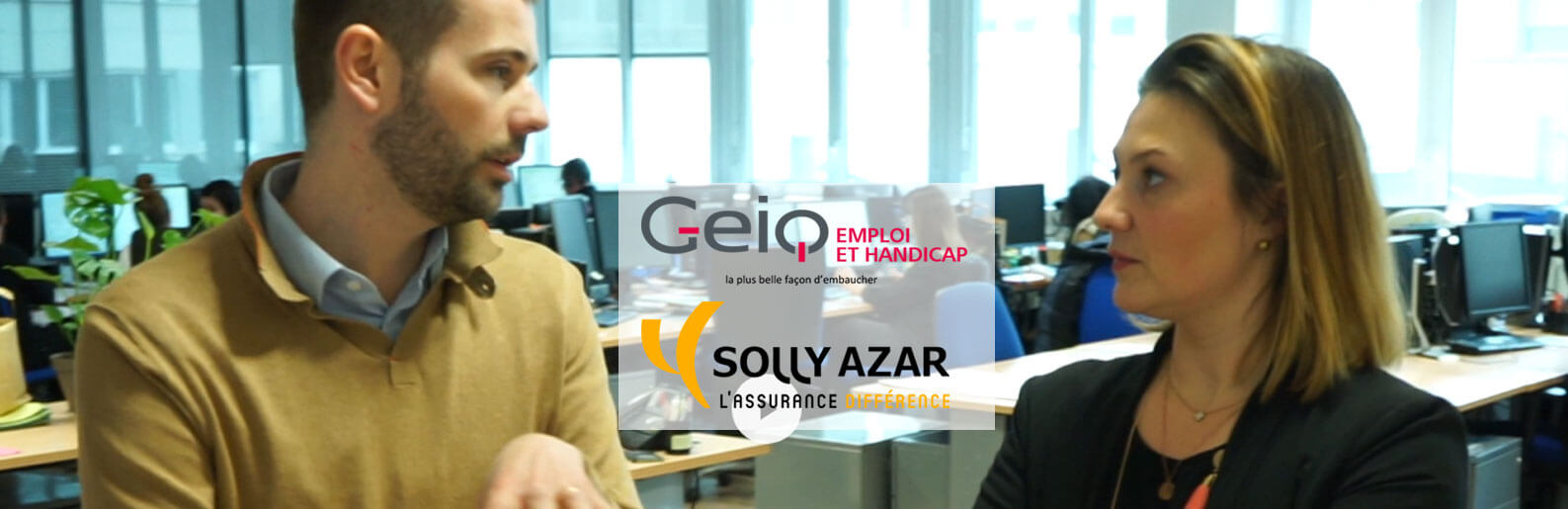 Solly Azar partenaire du GEIQ Emploi et Handicap pour la reconversion professionnelle de travailleur en situation de handicap.